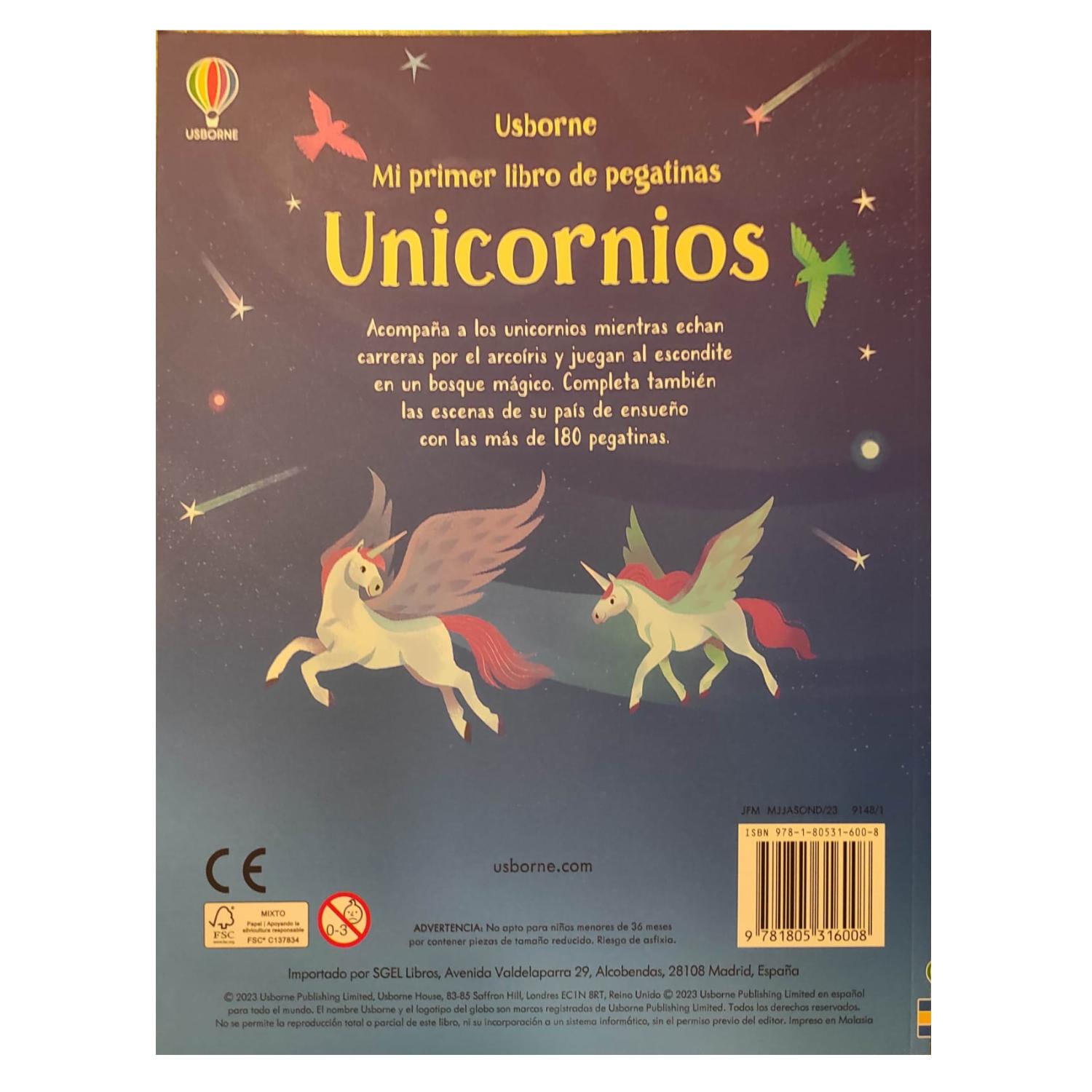 UNICORNIOS - MI PRIMER LIBRO DE PEGATINAS - 4