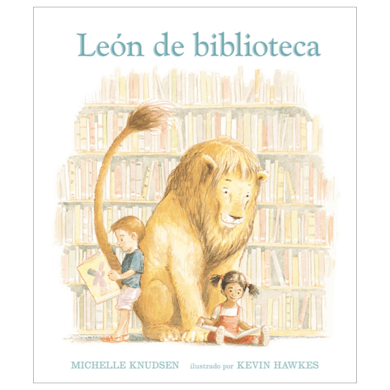LIBRO INFANTIL LEÓN DE BIBLIOTECA - 1