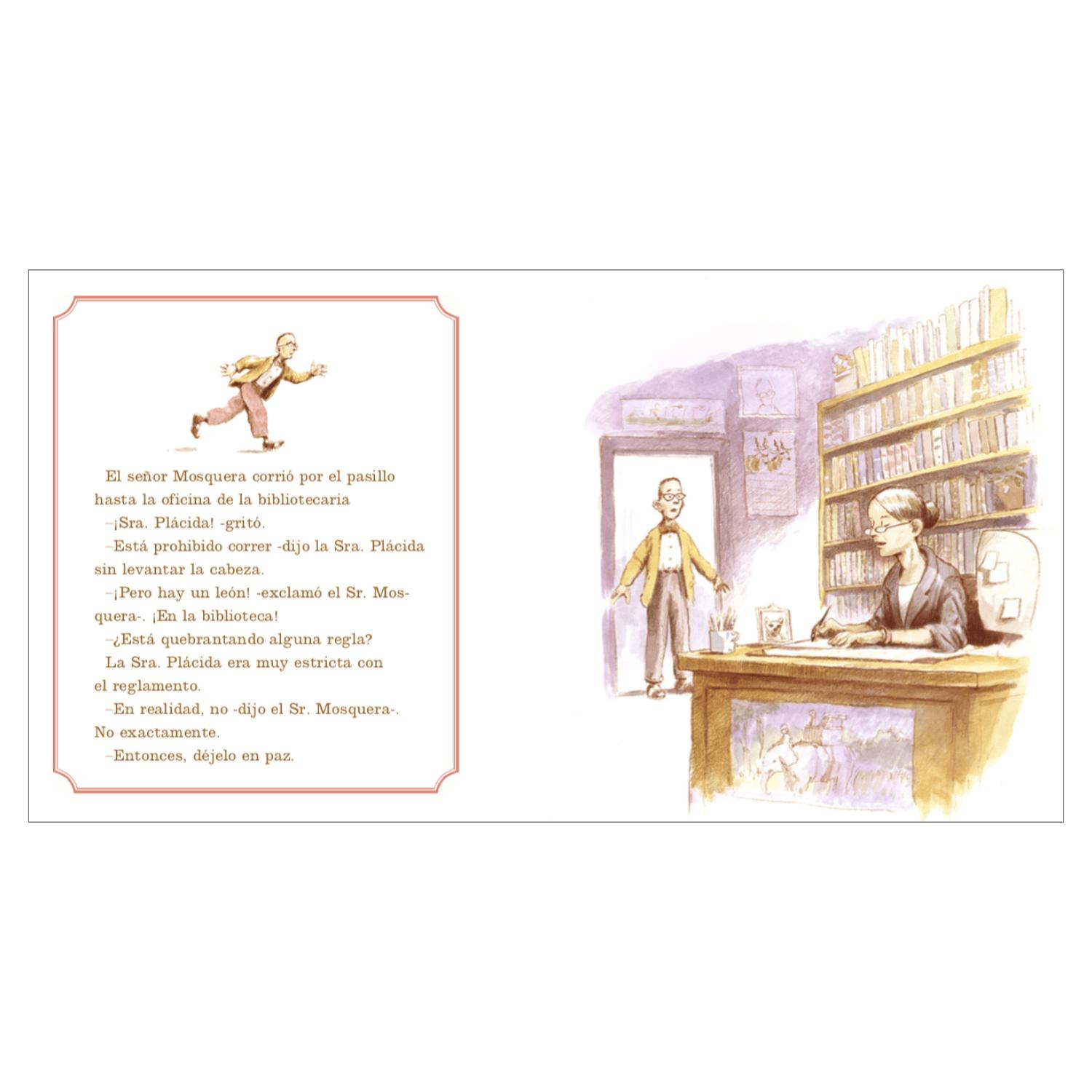 LIBRO INFANTIL LEÓN DE BIBLIOTECA - 3