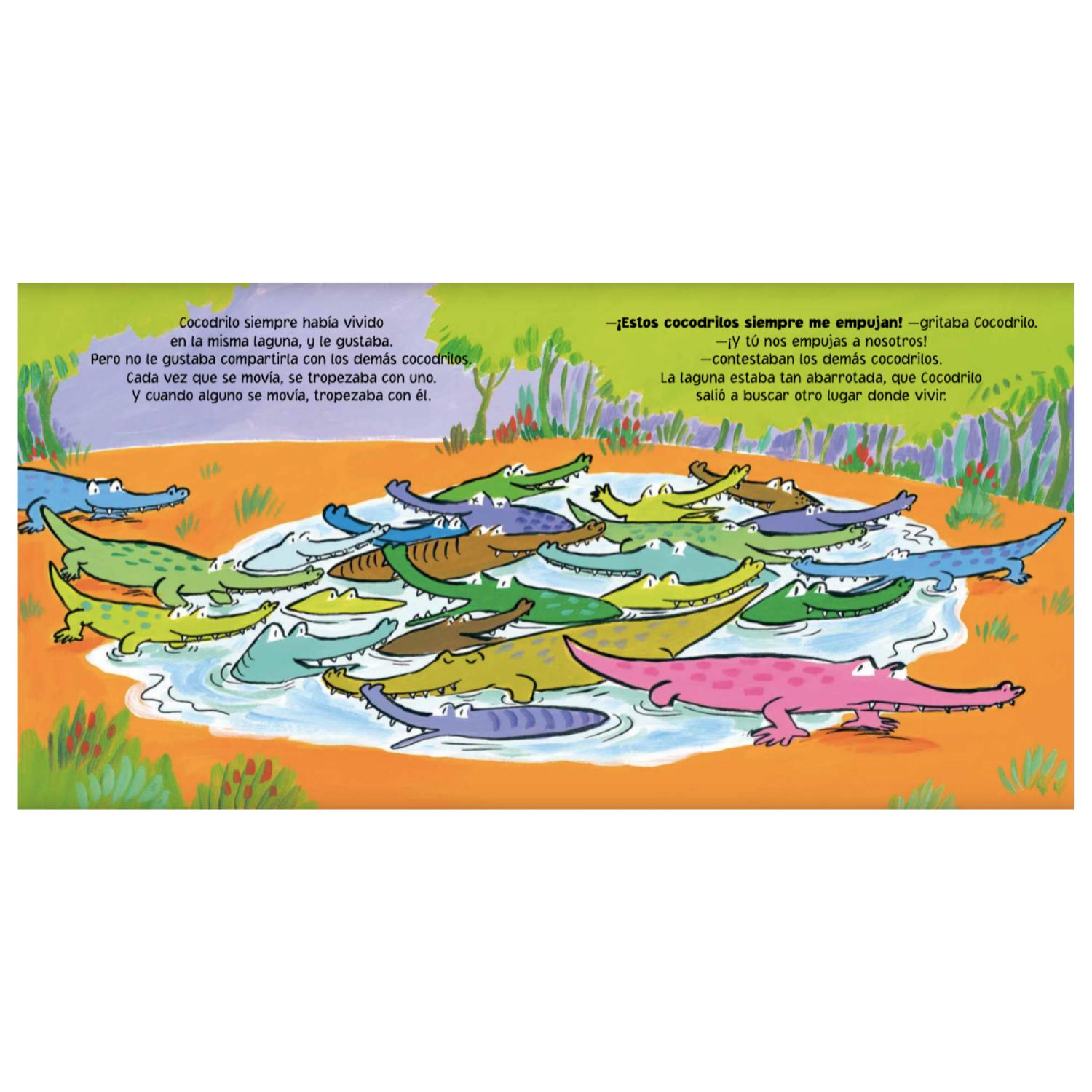 LIBRO INFANTIL LOS COCODRILOS COPIONES DAVID BEDFORD - 2