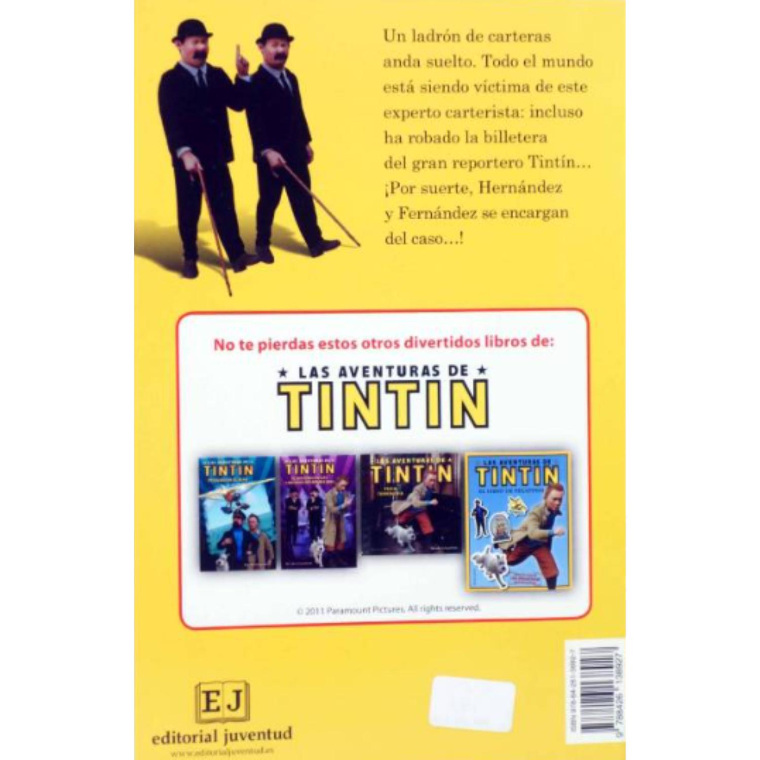 LIBRO NOVELA JUVENIL TINTIN: EL MISTERIO DE LAS CARTERAS PERDIDAS HERGE - 2