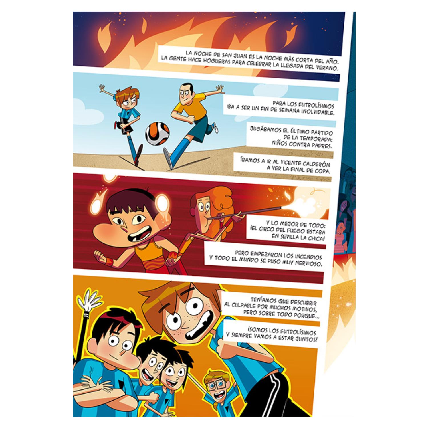 LIBRO INFANTIL EL MISTERIO DE CIRCO DE FUEGO - FUTBOLÍSIMOS 8 ROBERTO SANTIAGO - 2