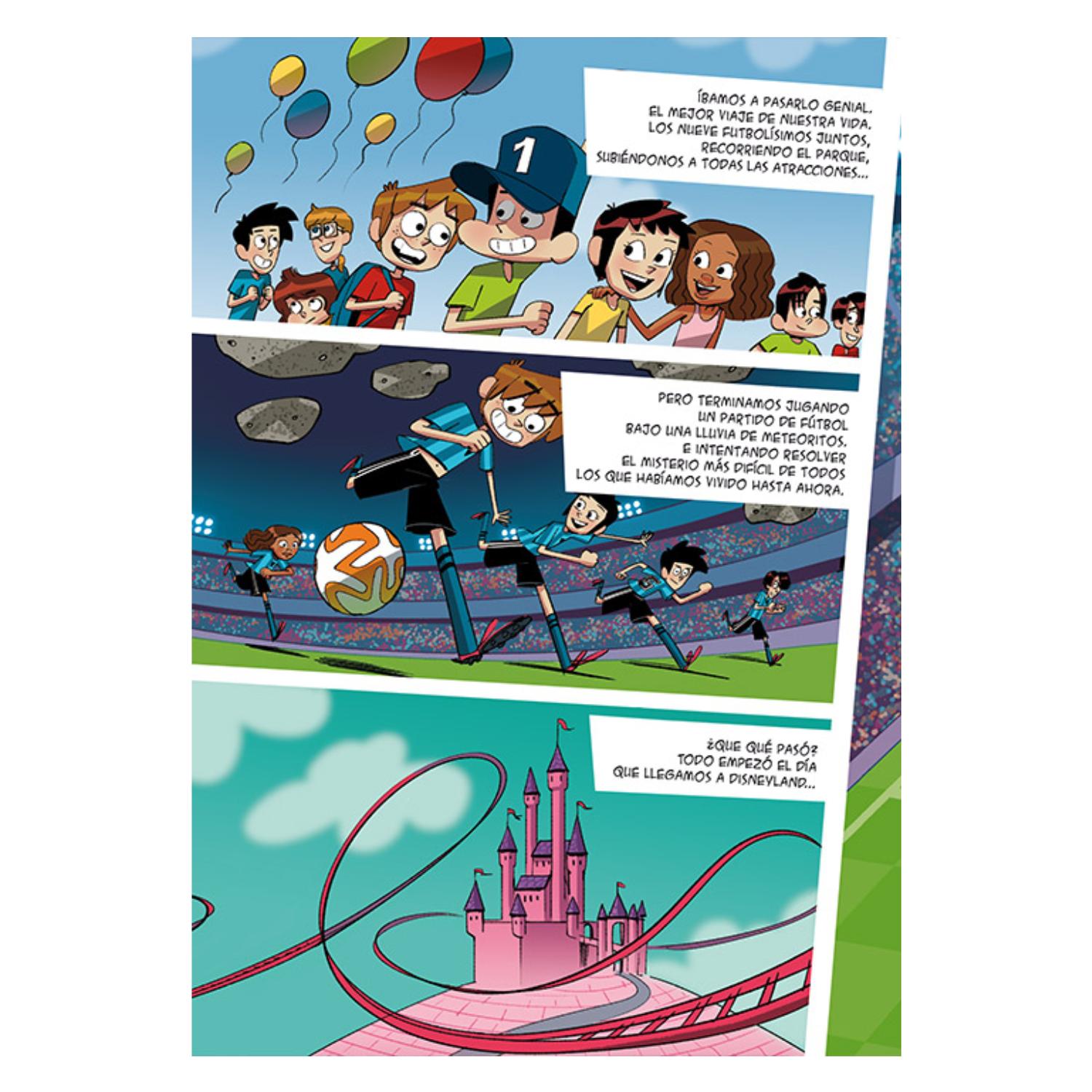 LIBRO INFANTIL EL MISTERIO DE LA LLUVIA DE METEORITOS FUTBOLÍSIMOS 9 ROBERTO SANTIAGO - 2
