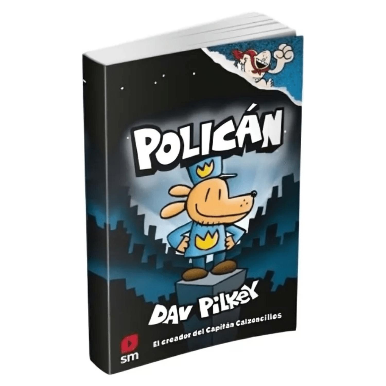 LIBRO INFANTIL POLICÁN FORMATO COMIC DAV PILKEY - 1