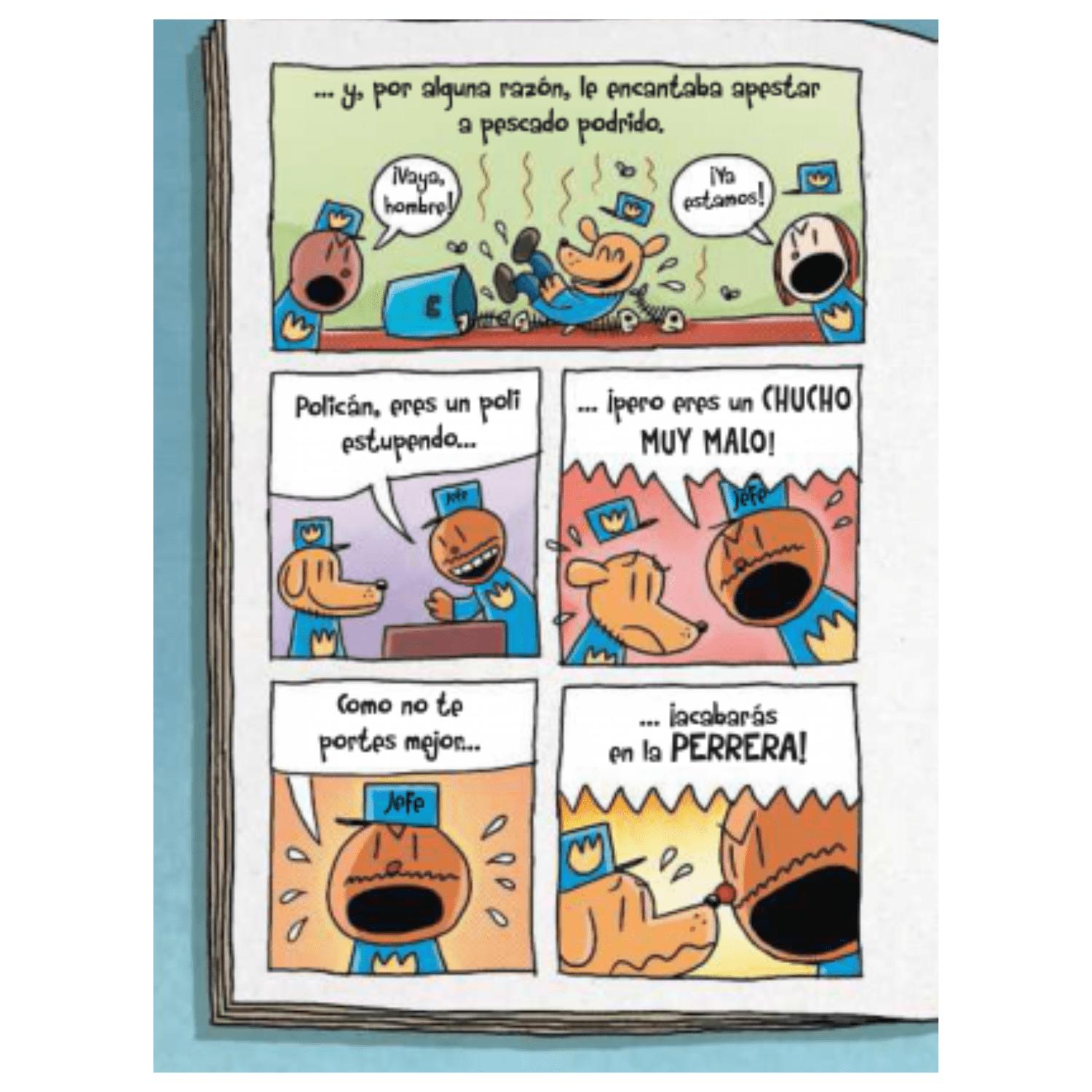 LIBRO INFANTIL POLICÁN FORMATO COMIC DAV PILKEY - 2