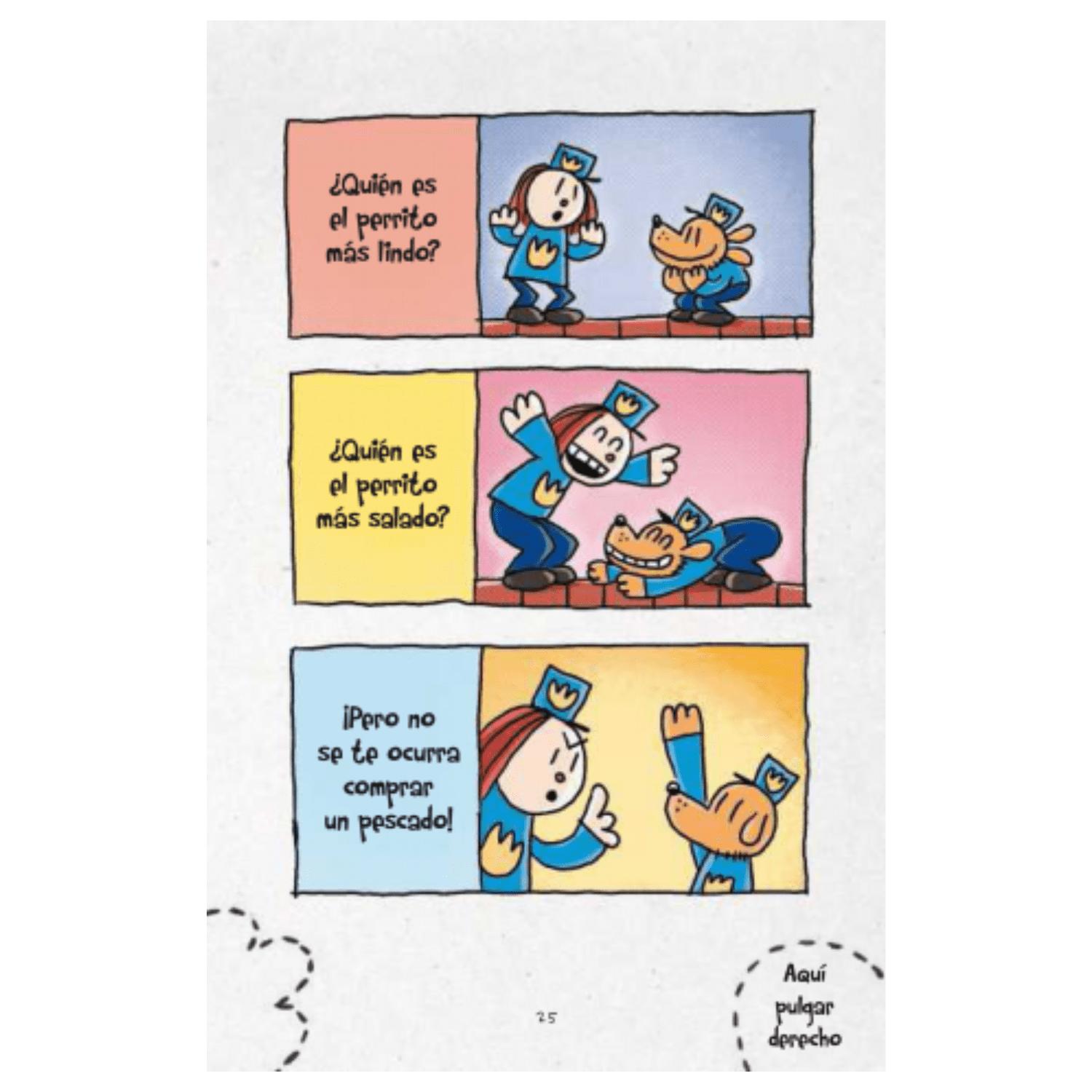LIBRO INFANTIL POLICÁN FORMATO COMIC DAV PILKEY - 3