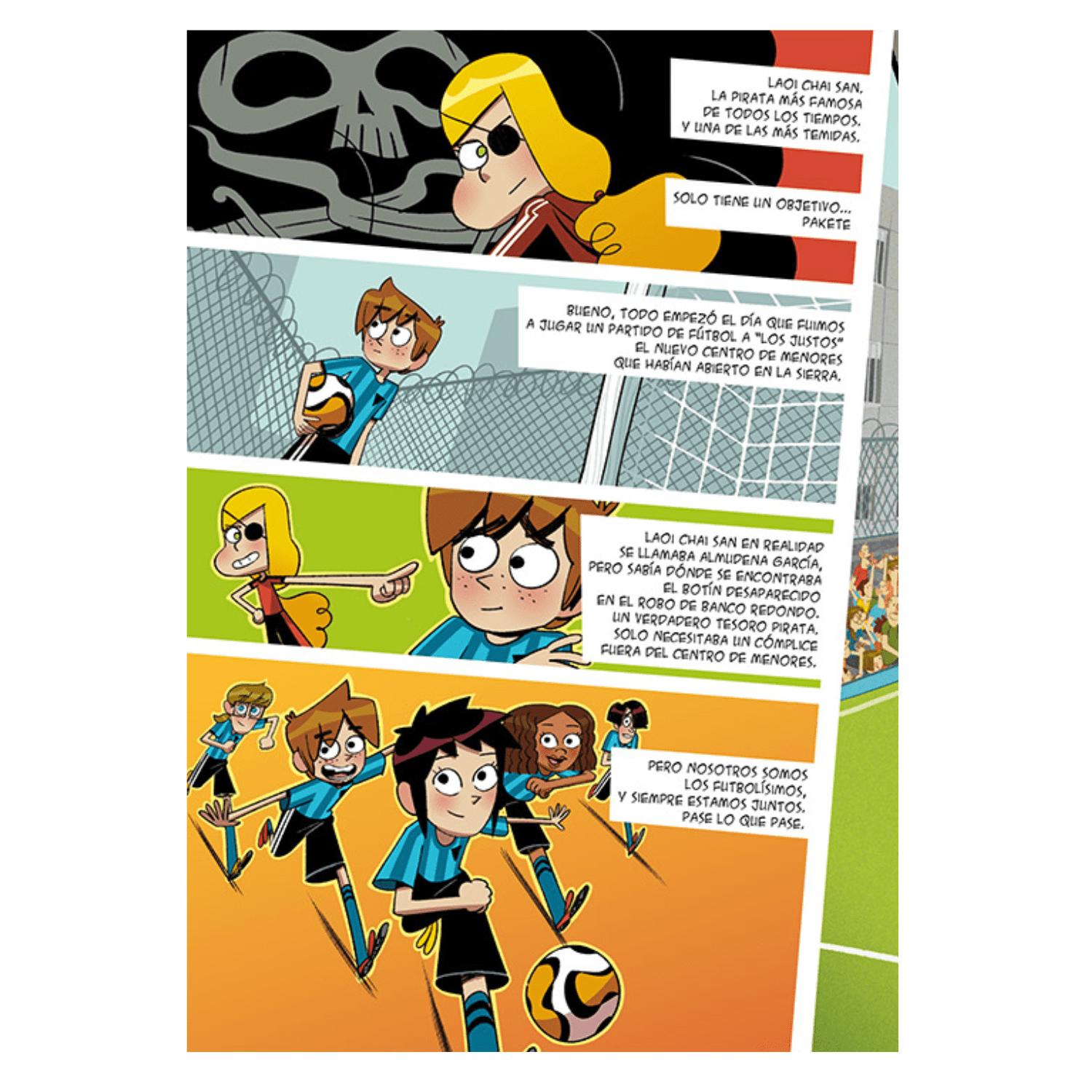 LIBRO INFANTIL EL MISTERIO DEL TESORO PIRATA - FUTBOLÍSIMOS 10 ROBERTO SANTIAGO - 2