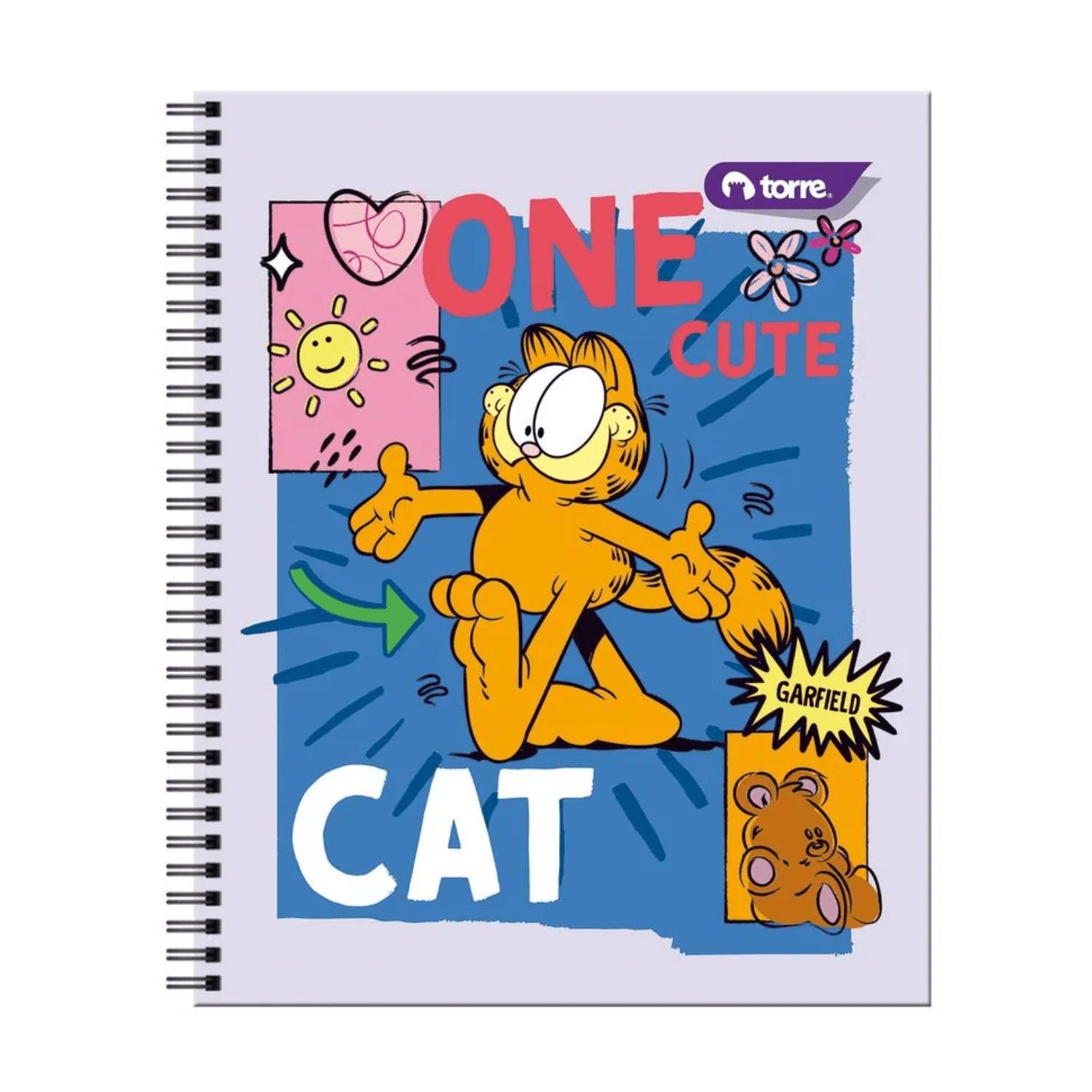 PACK 10 CUADERNOS UNIV. CLÁSICO GARLFIELD 7MM 100 H - 2