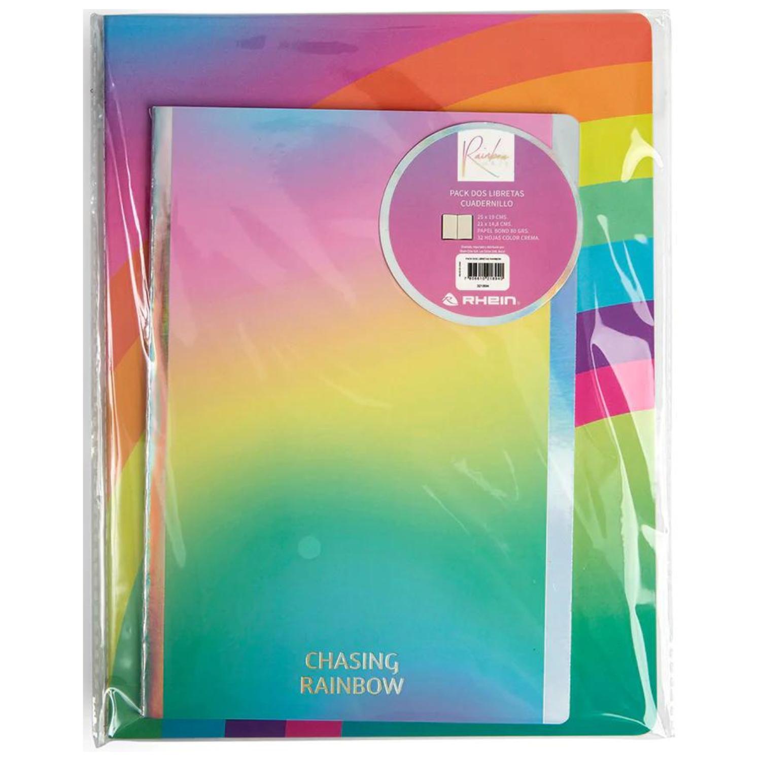 SET 2 LIBRETAS RHEIN TORNASOL RAINBOW - 4