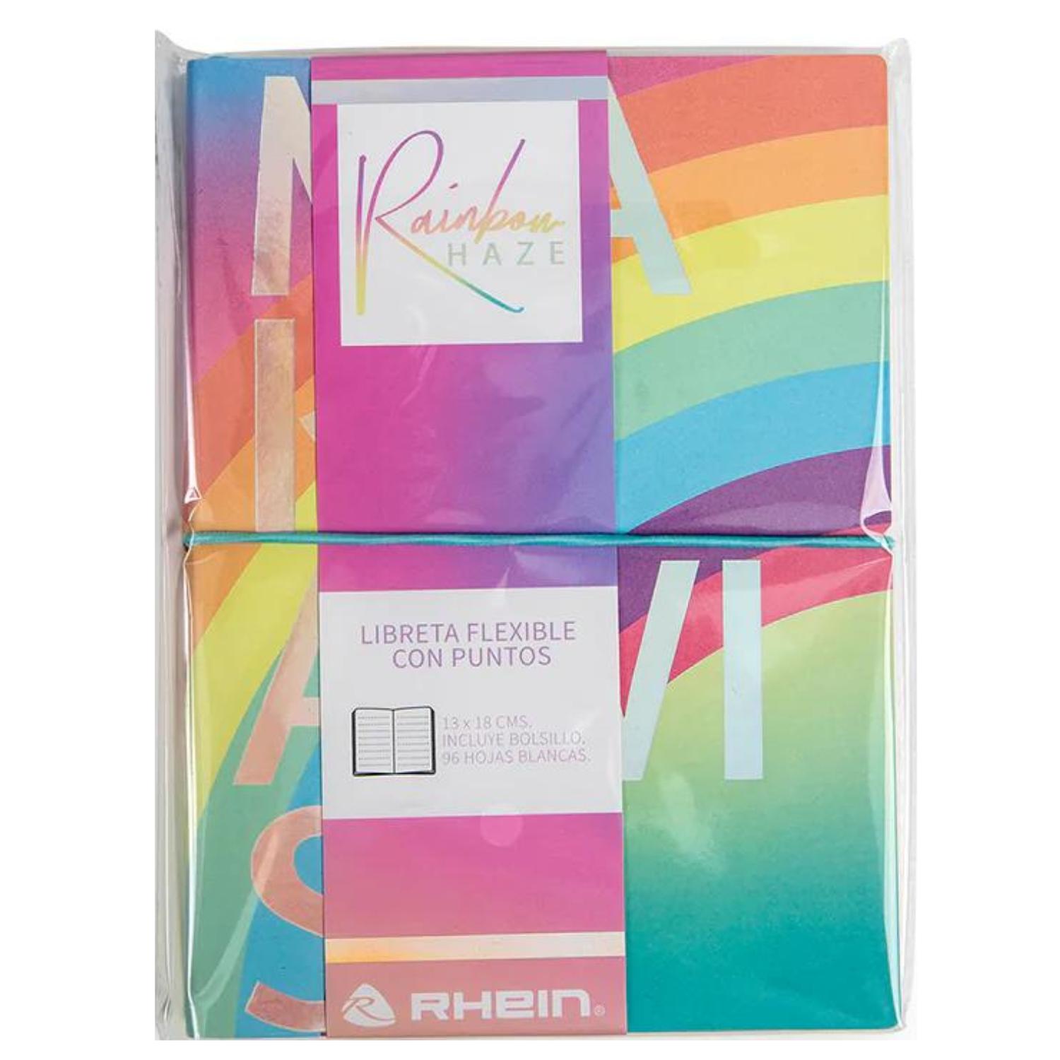 LIBRETA RHEIN CON PUNTOS TORNASOL RAINBOW - 3