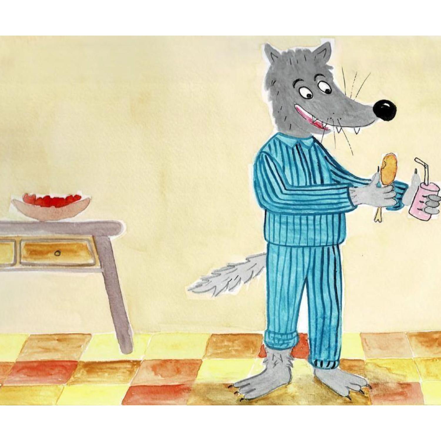 LIBRO INFANTIL EL INCREÍBLE LOBO FEROZ KIKA CORREA - 2