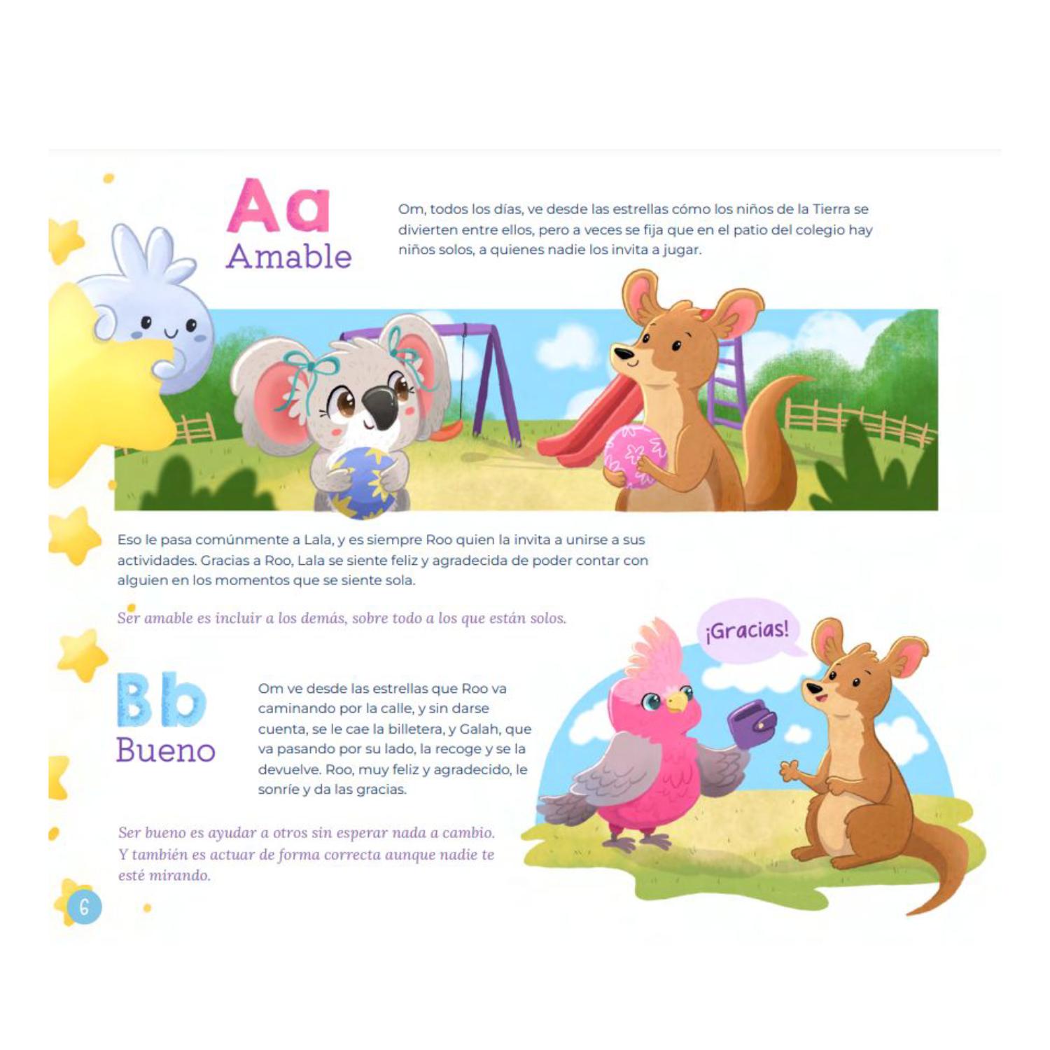 LIBRO INFANTIL EL ABC DE LOS BUENOS AMIGOS CAROLINA CHACRA - 4