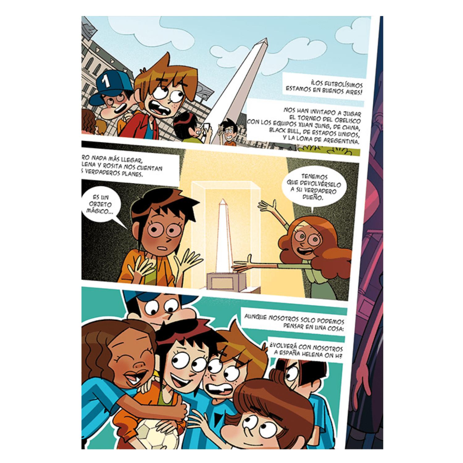 LIBRO INFANTIL EL MISTERIO DEL OBELISCO MÁGICO - FUTBOLÍSIMOS 12 ROBERTO SANTIAGO - 2