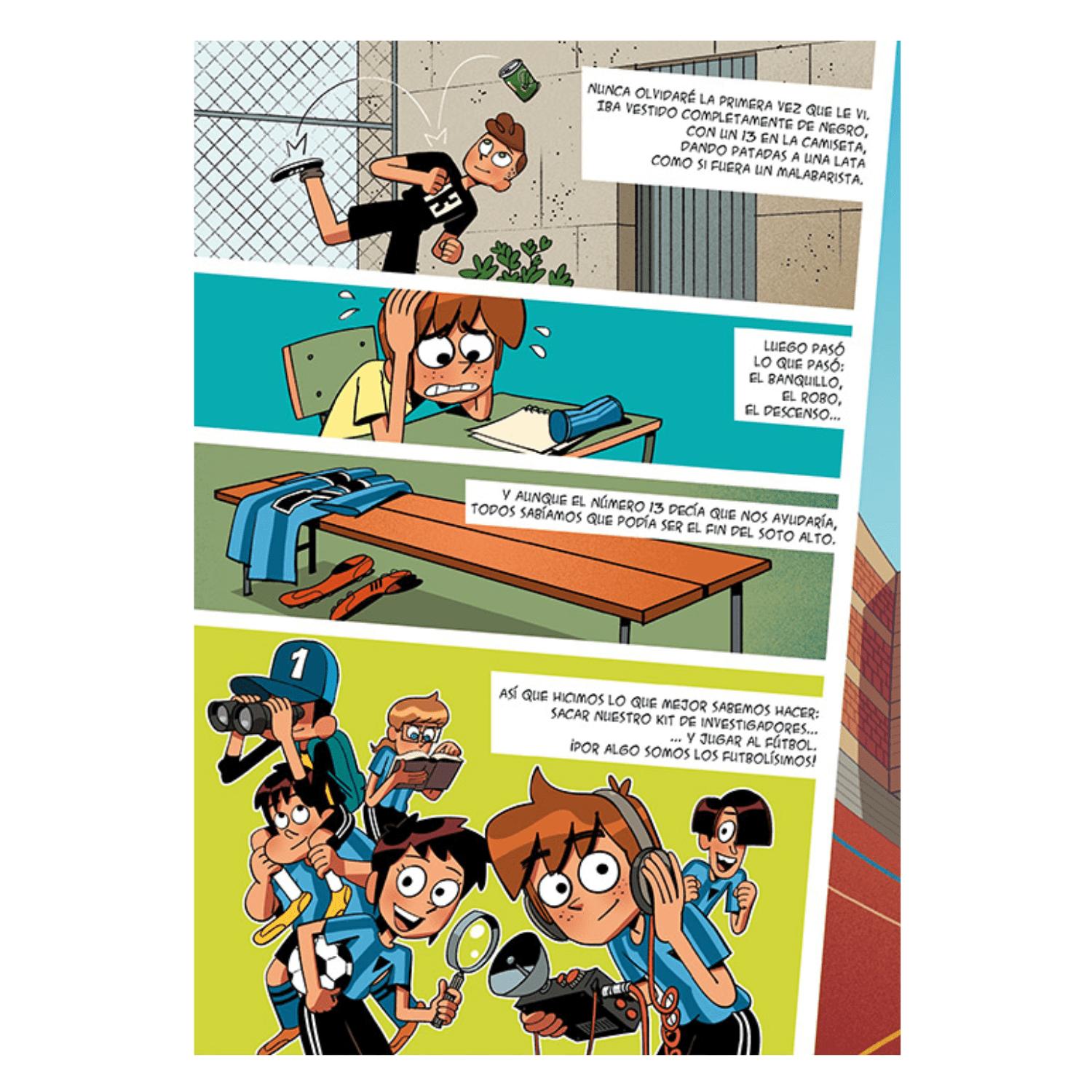 LIBRO INFANTIL EL MISTERIO DEL JUGADOR 13 - FUTBOLÍSIMOS 13 - 2