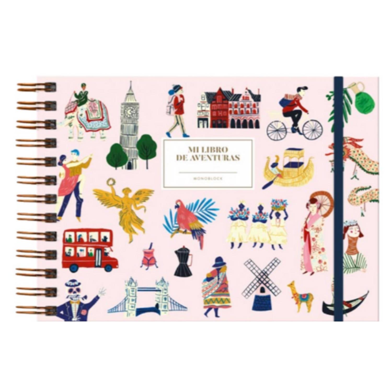 CUADERNO ANILLADO APAISADO - WANDERLAST 'MI LIBRO DE AVENTURAS' - 1