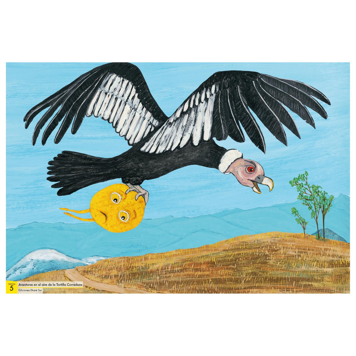 LÁMINAS AVENTURAS EN EL AIRE DE LA TORTILLA CORREDORA - 3