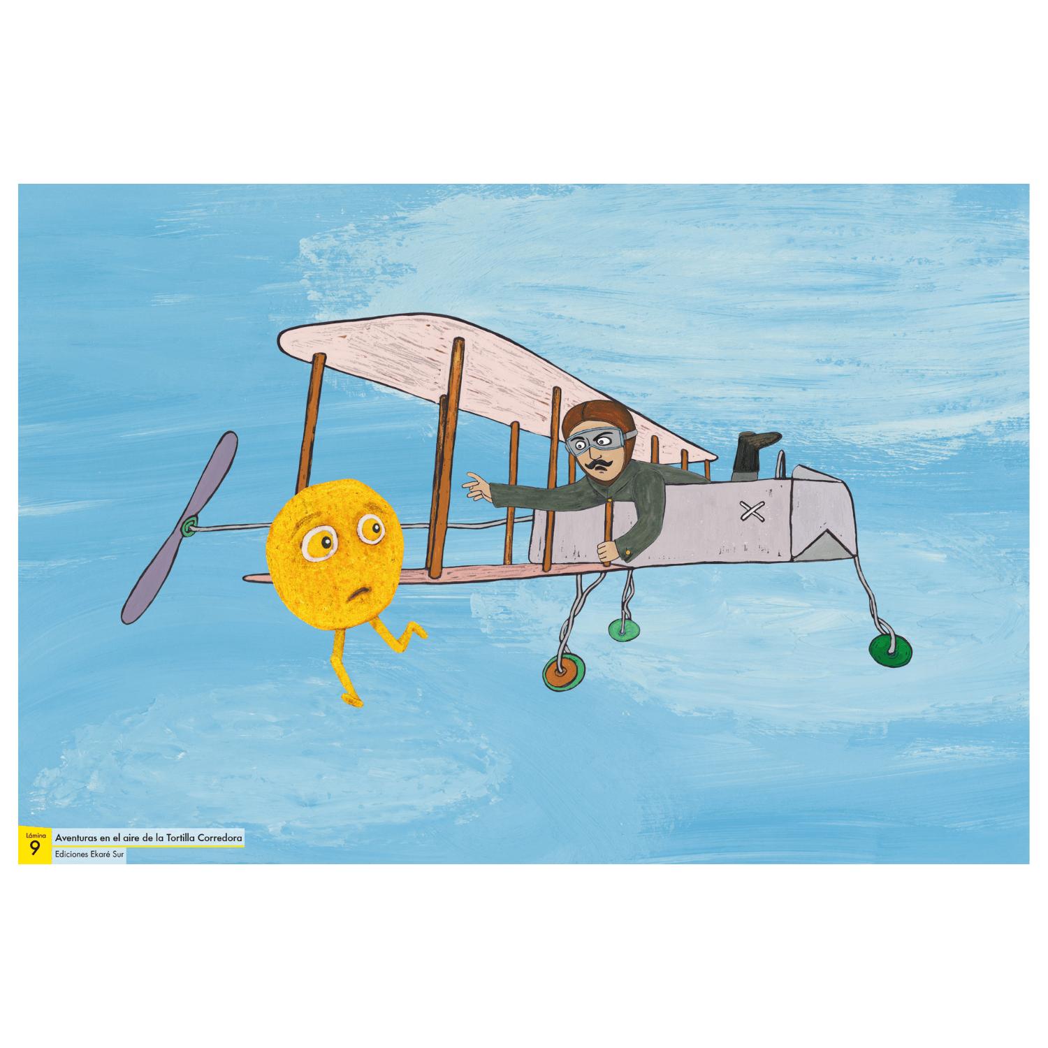 LÁMINAS AVENTURAS EN EL AIRE DE LA TORTILLA CORREDORA - 4