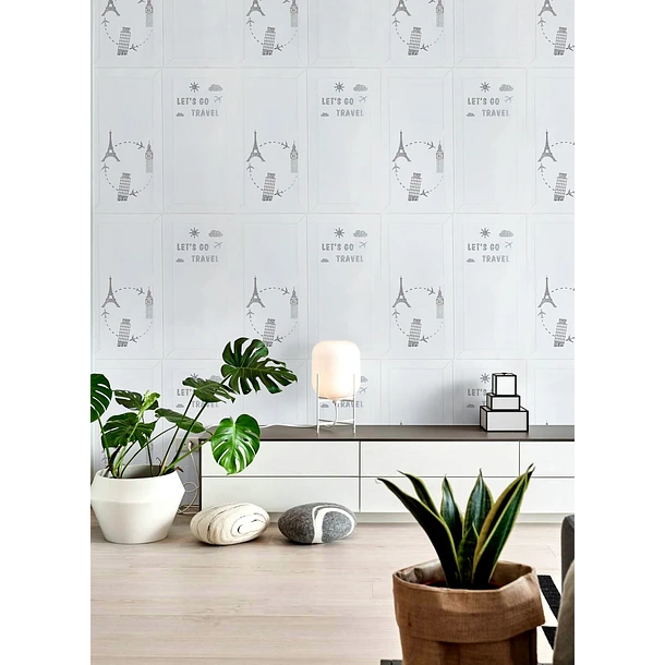 LAMINA 3D MADERA PARIS - DISEÑO EXCLUSIVO - 1