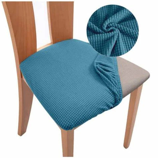 FUNDA ASIENTO CUADRILLE PACK 4 UNIDADES TURQUESA - 1