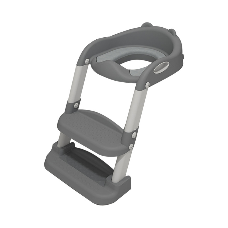 ASIENTO ESCALERA ADAPTADOR DE INODORO BAÑO WC PARA NIÑOS AZUL | Gris - 1