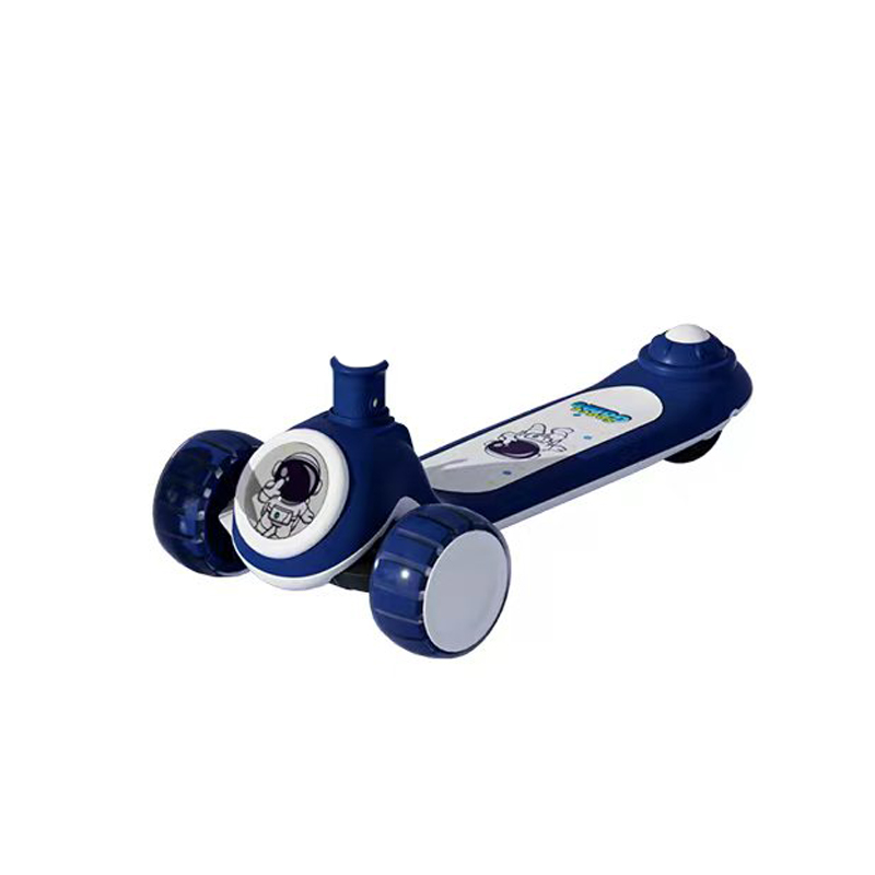 SCOOTER 2 EN 1, RUEDA CON LUZ Y SONIDO, SPACEMAN AZUL - 3