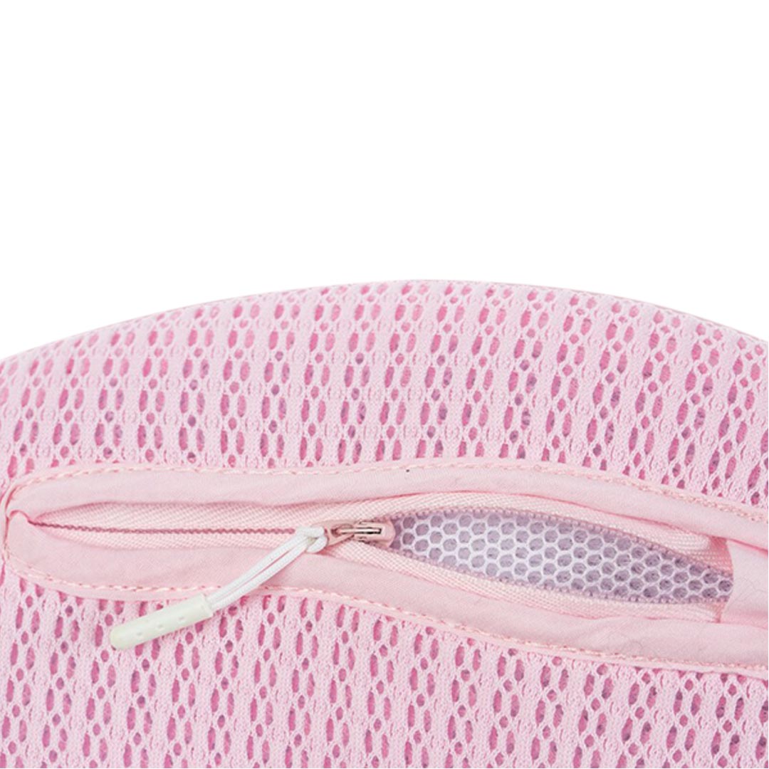 ALMOHADA BEYAI ROSADO PARA BEBÉS ANTI-PLAGIOCEFALIA COJÍN CUADRO MANTIENE CABEZA PLANA - 2
