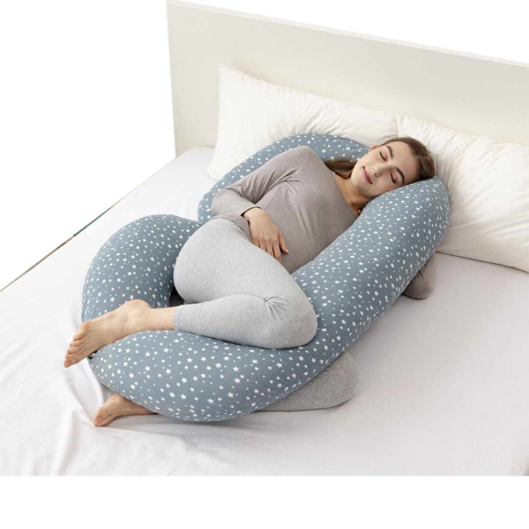 COJÍN BEYAI ALMOHADA MATERNAL CON FUNDA EXTRA SUAVE ESTRELLAS MULTICOLOR - 2