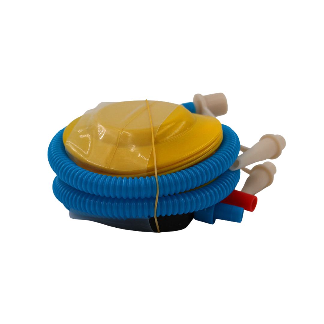 INFLADOR BEYAI MANUAL PIE FLOTADORES Y SALVAVIDAS AMARILLO - 2