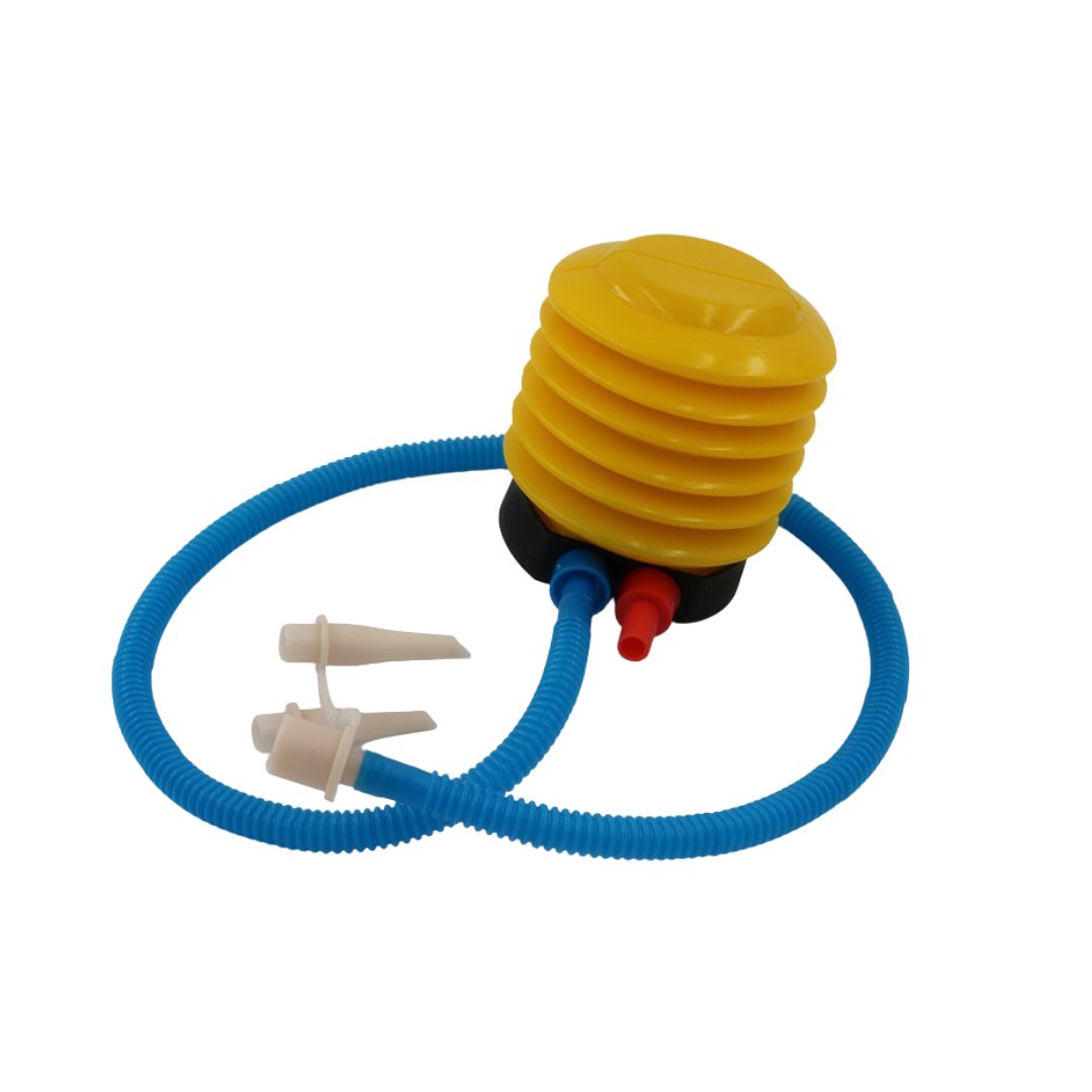 INFLADOR BEYAI MANUAL PIE FLOTADORES Y SALVAVIDAS AMARILLO - 3