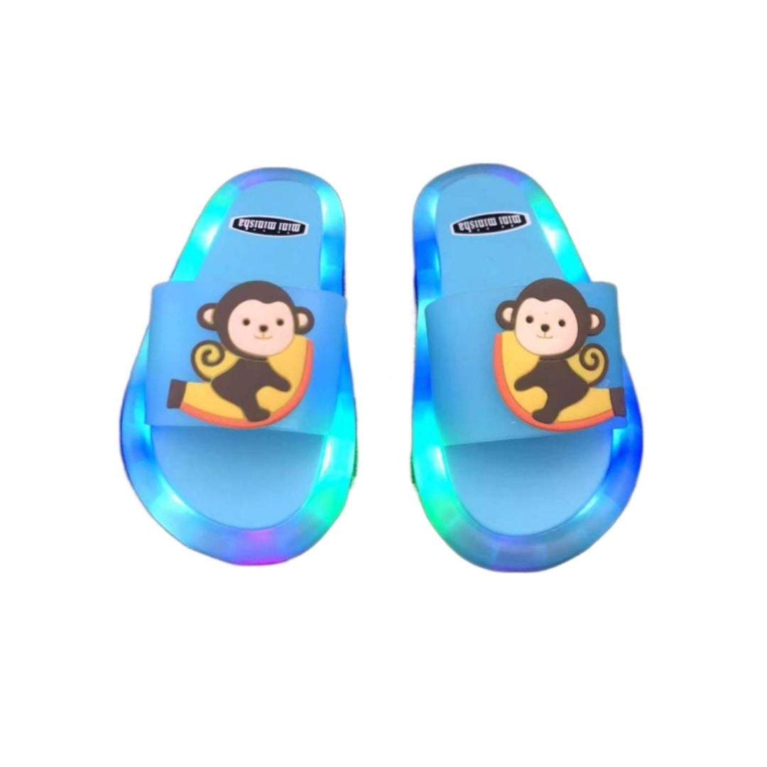 SANDALIAS BABYLUNA AZUL LED PARA NIÑOS RESISTENTE AL AGUA 28 - 1