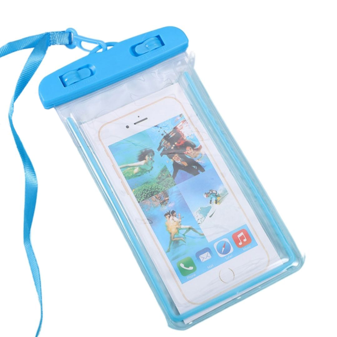BABYLUNA FUNDA BABYLUNA UNIVERSAL IMPERMEABLE Y TOUCH SMARTPHONES IPX68 CELESTE