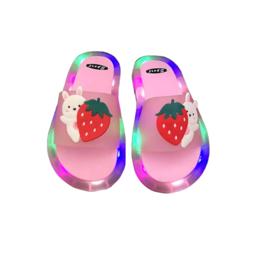 SANDALIAS NIÑAS BABYLUNA LED PARA RESISTENTE AL AGUA ROSA 24 - 1