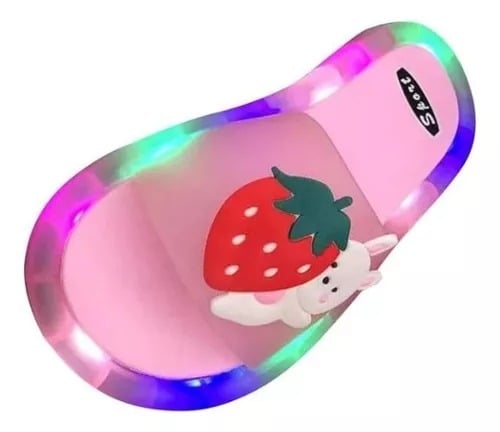 SANDALIAS NIÑAS BABYLUNA LED PARA RESISTENTE AL AGUA ROSA 24 - 2