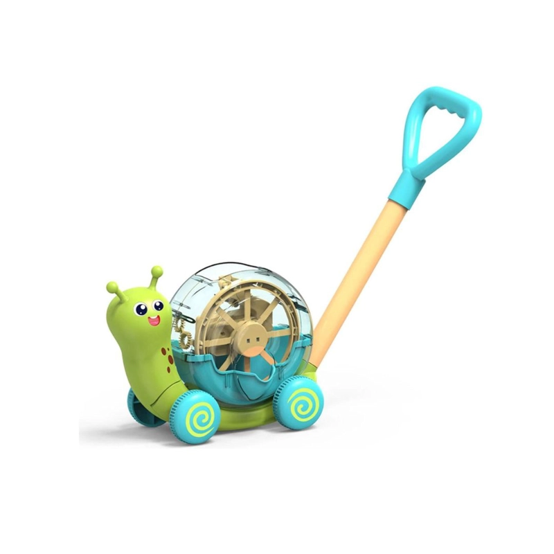 CARRITO CAMINADOR DE ARRASTRE BABYLUNA LANZA BURBUJAS PARA NIÑOS - 1