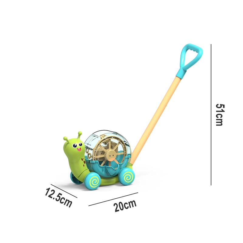 CARRITO CAMINADOR DE ARRASTRE BABYLUNA LANZA BURBUJAS PARA NIÑOS - 5