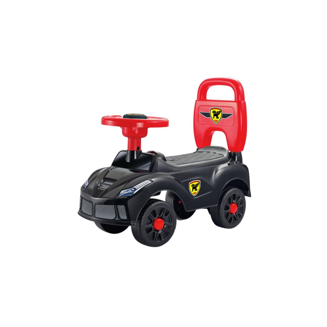 AUTO CORREPASILLOS ANDADOR PARA NIÑOS CON SONIDO NEGRO - 1