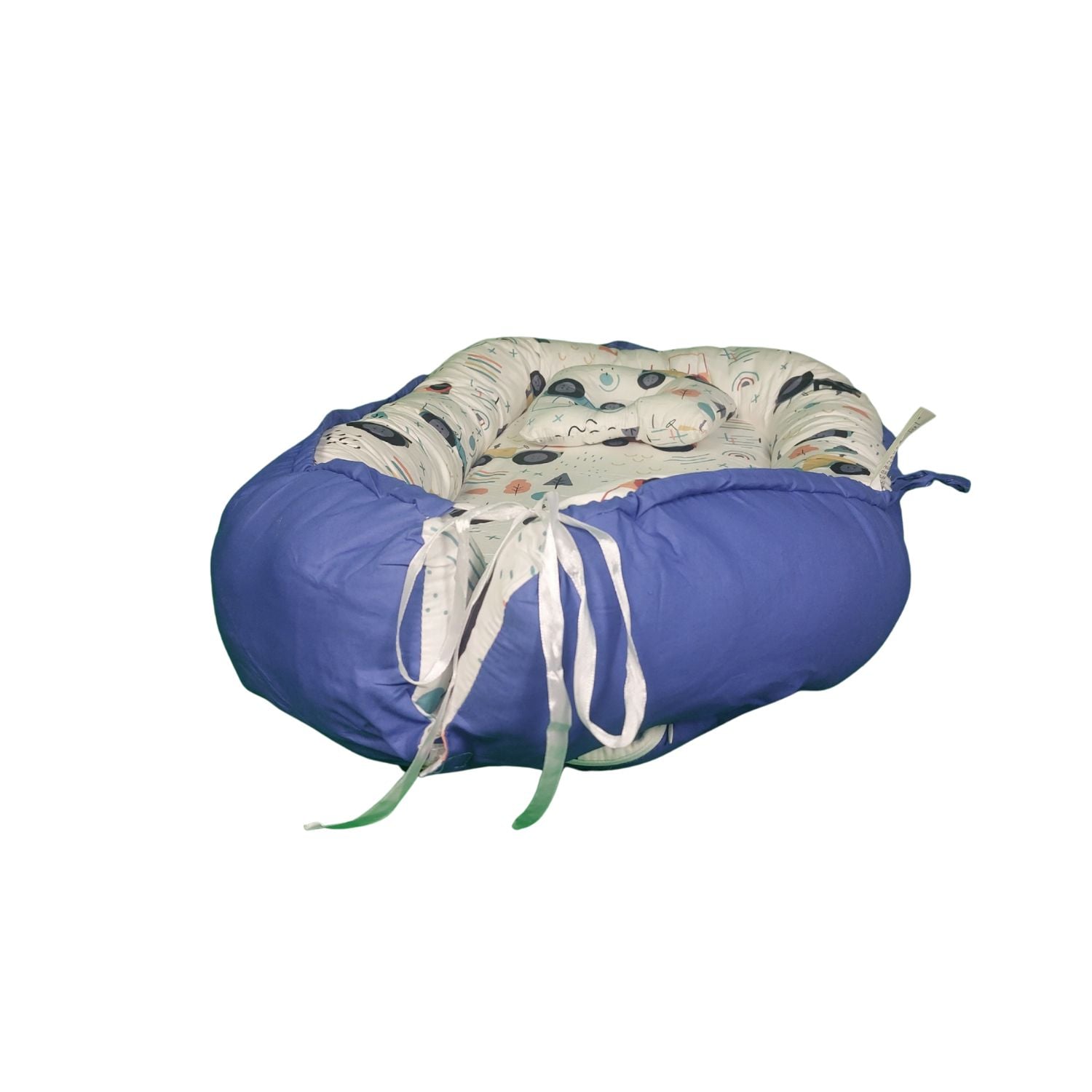NIDO BABYLUNA CAMA COJÍN COLECHO CON ALMOHADA ALGODÓN REFORZADA D7 - 5