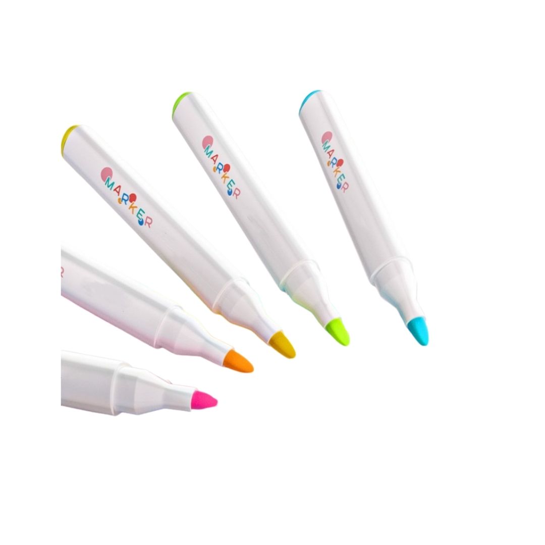 MARCADORES BABYLUNA 48 COLORES CON TINTA PERMANENTE Y RESISTENTE ROSA - 4