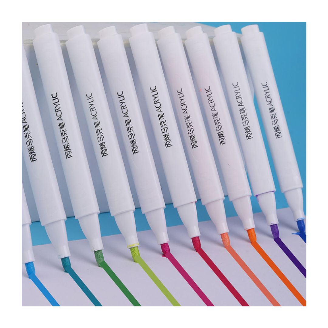 MARCADORES BABYLUNA 48 COLORES CON TINTA PERMANENTE Y RESISTENTE ROSA - 5