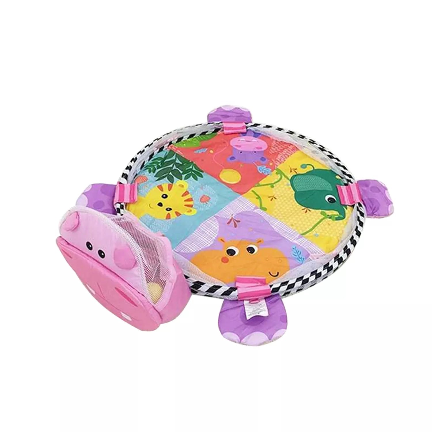 GIMNASIO CENTRO DE JUEGOS PARA BEBÉ Y PISCINA PELOTAS HIPPO - 2