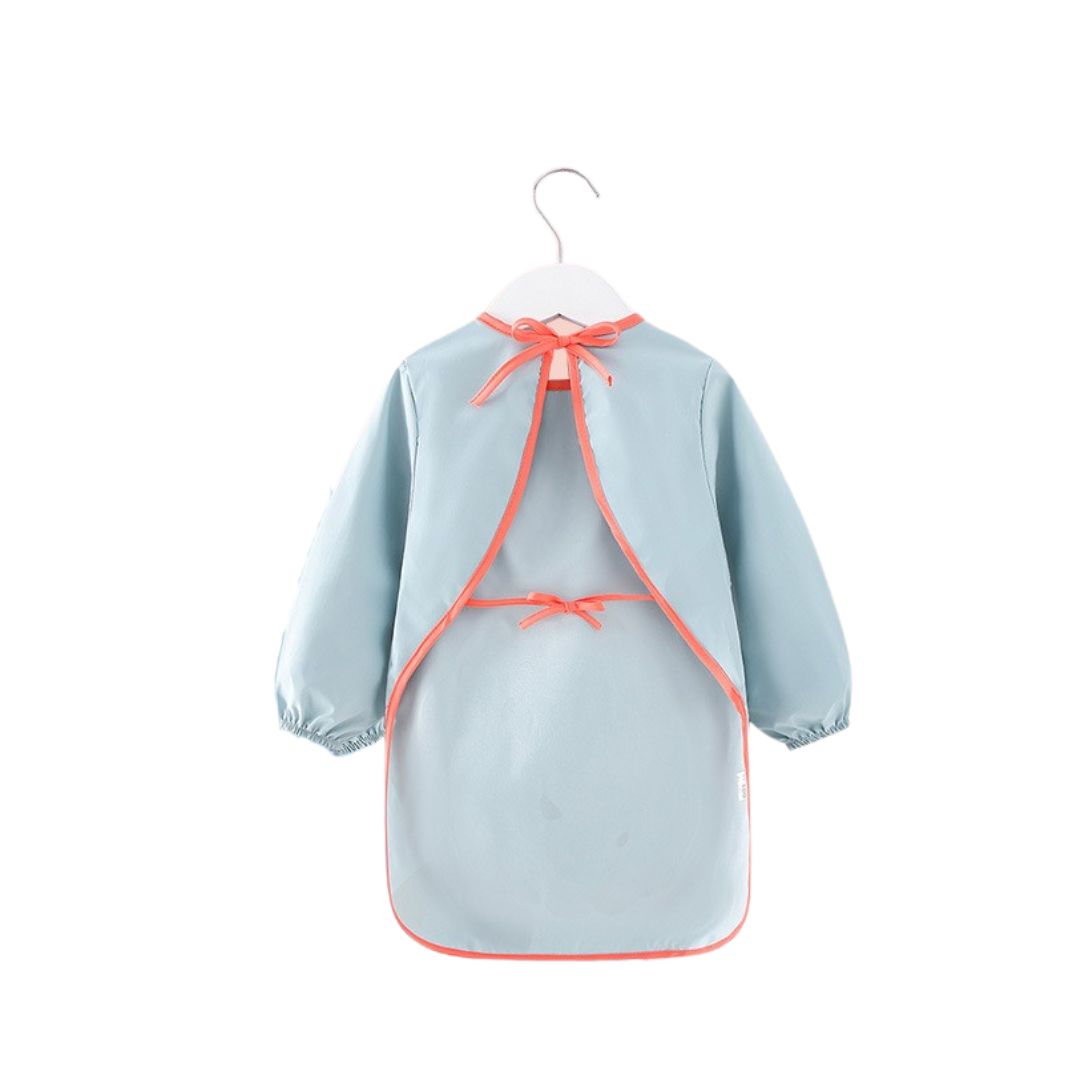 DELANTAL BABYLUNA BABERO LARGO IMPERMEABLE NIÑAS ROSADO - 2