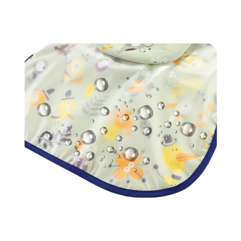 DELANTAL BABYLUNA BABERO MANGA LARGA IMPERMEABLE NIÑOS ROSADO - 3