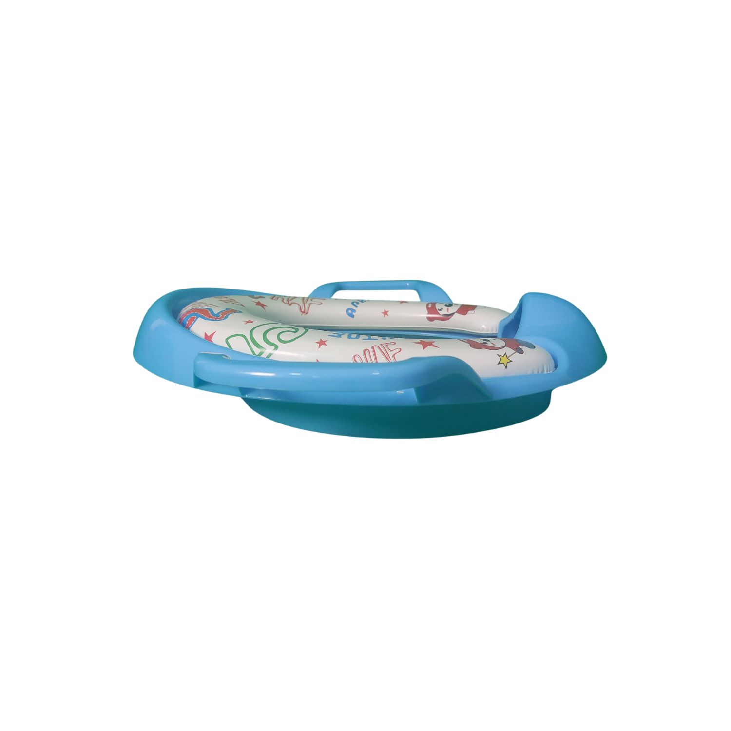 ADAPTADOR BABYLUNA WC SUAVE Y ACOLCHONADO CON ASAS BEBÉ CELESTE - 3