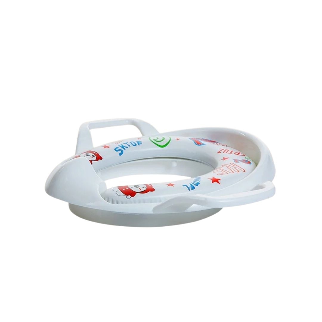 ADAPTADOR BABYLUNA WC SUAVE Y ACOLCHONADO CON ASAS BEBÉ BLANCO - 3