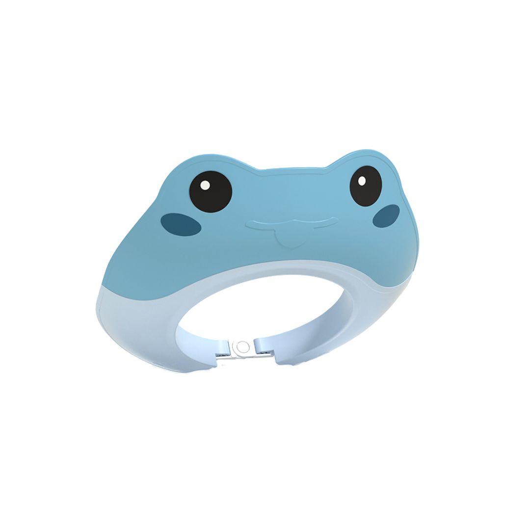 GORRO BAÑO BABYLUNA VISERA DUCHA ANIMAL PARA BEBÉ CELESTE - 1