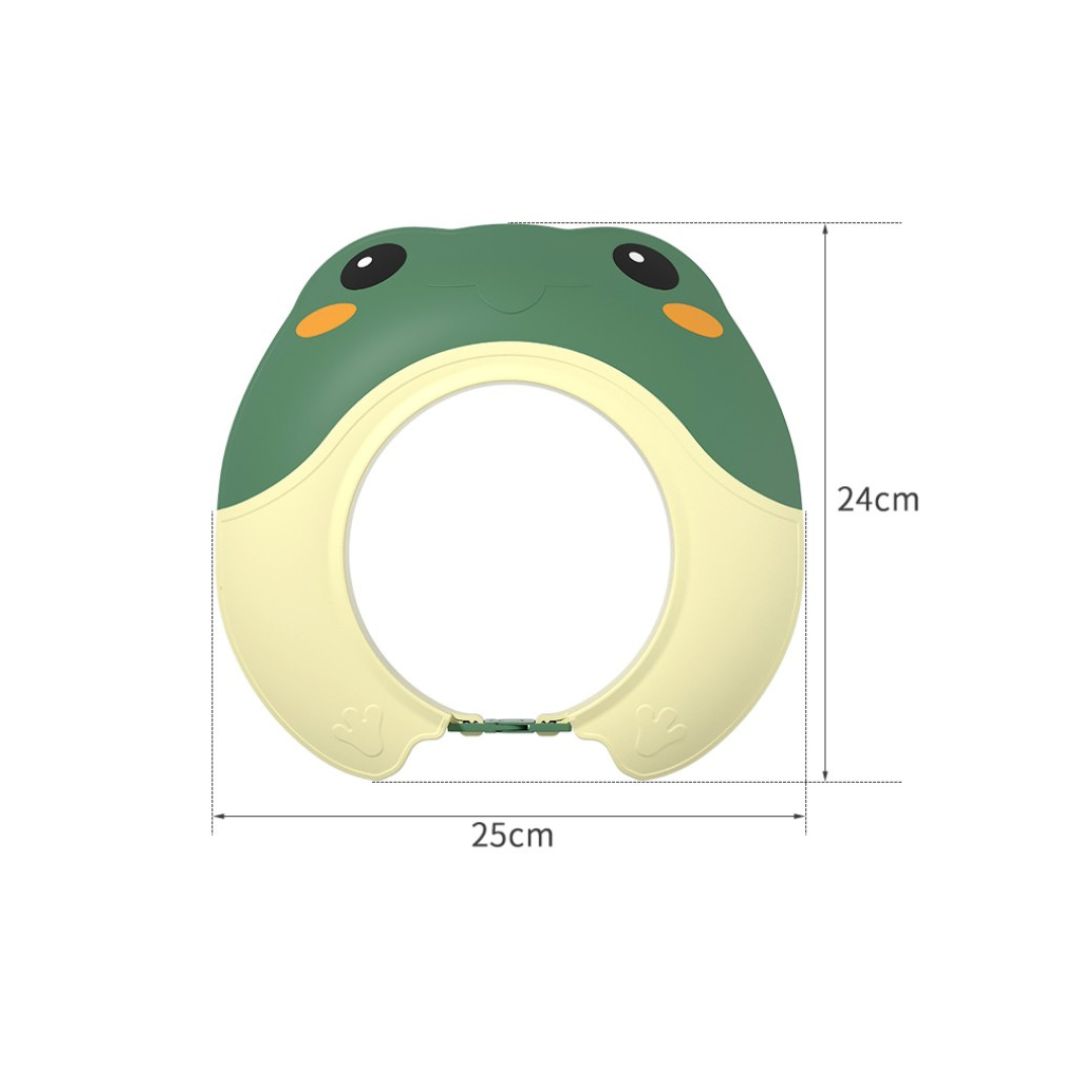 GORRO BAÑO BABYLUNA VISERA DUCHA ANIMAL PARA BEBÉ CELESTE - 2