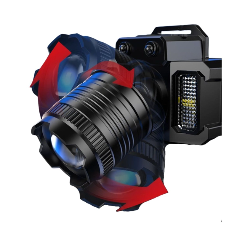 LINTERNA BABYLUNA FRONTAL LUZ LED CAMPING CABEZA RECARGABLE USB - 3