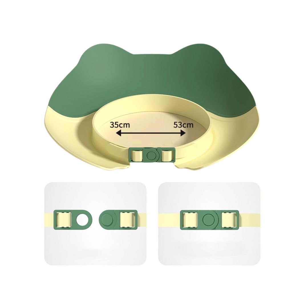 GORRO BAÑO BABYLUNA VISERA DUCHA ANIMAL PARA BEBÉ VERDE - 5