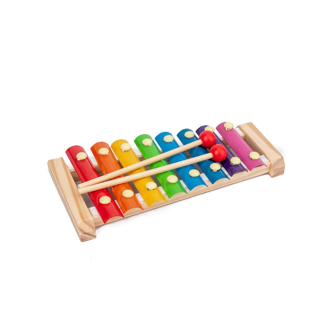 SET DIDÁCTICO 5 EN 1, METALÓFONO, HORA, CUNCUNA Y OTROS - 2
