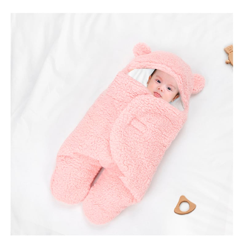 SACO BABYLUNA MANTA ENVOLTURA DORMIR BEBÉ 0 A 3 MESES ROSADO - 2